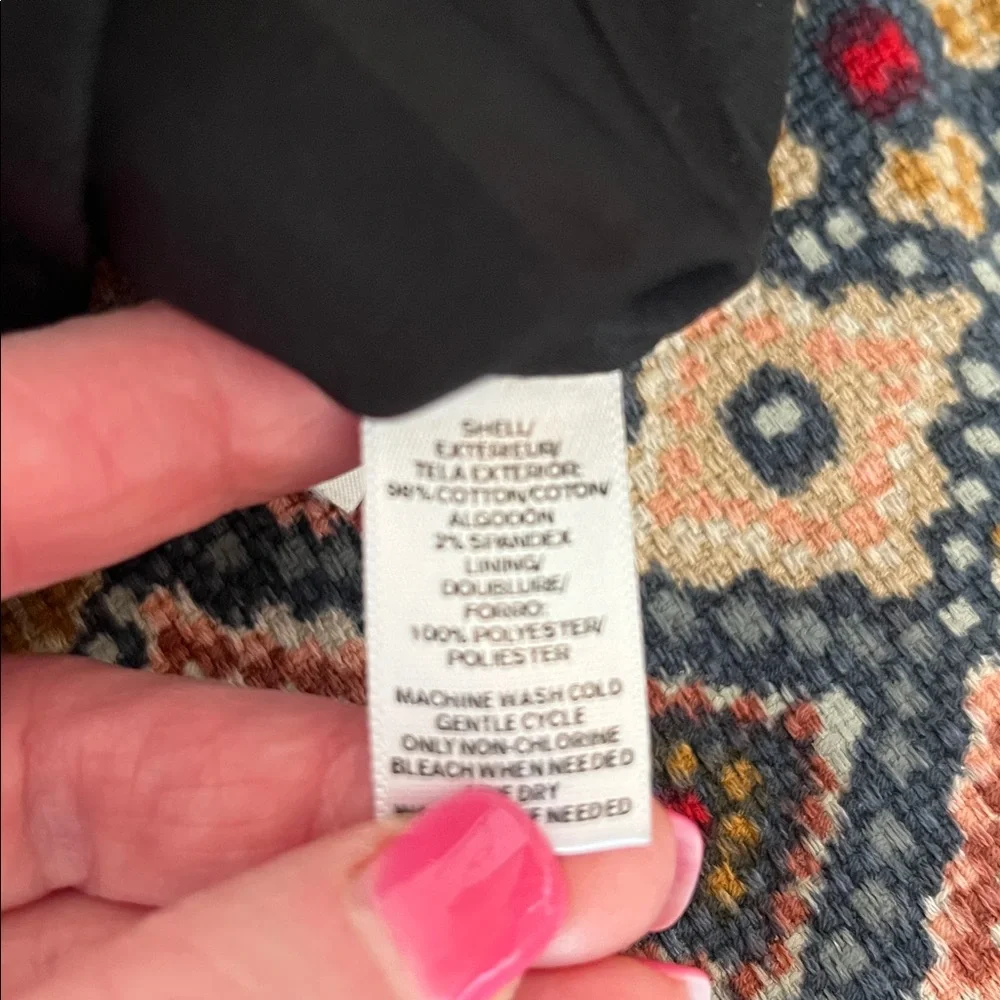 LOFT Patterned Skirt - Picture 8 of 8